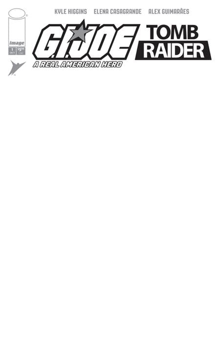 G.I. Joe A Real American Hero Tomb Raider #1 - G Blank Sketch Var