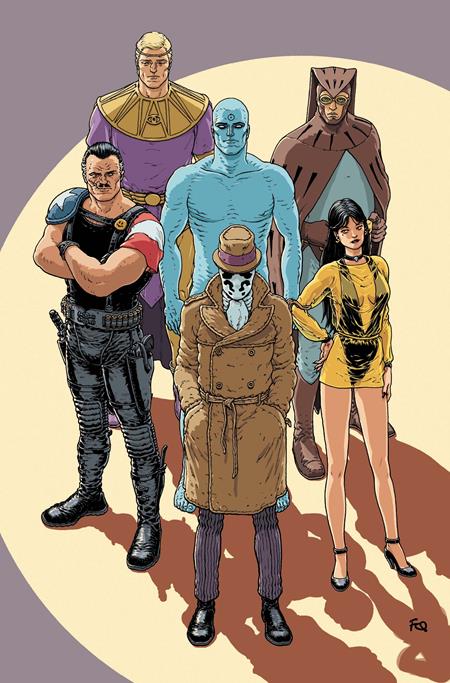 Batman #15 - F Frank Quitely Watchmen 40th Anniversary Card Stock