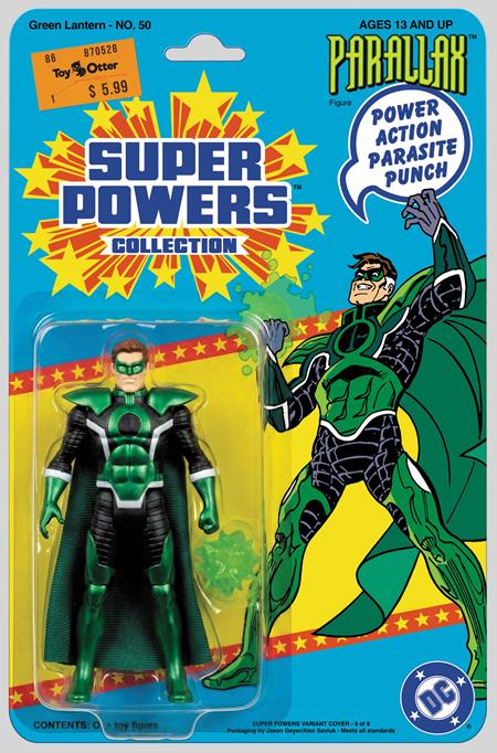 Green Lantern #50 Facsimile Edition #1 - B Jason Geyer & Alex Saviuk Parallax Super Powers Card Stock Var