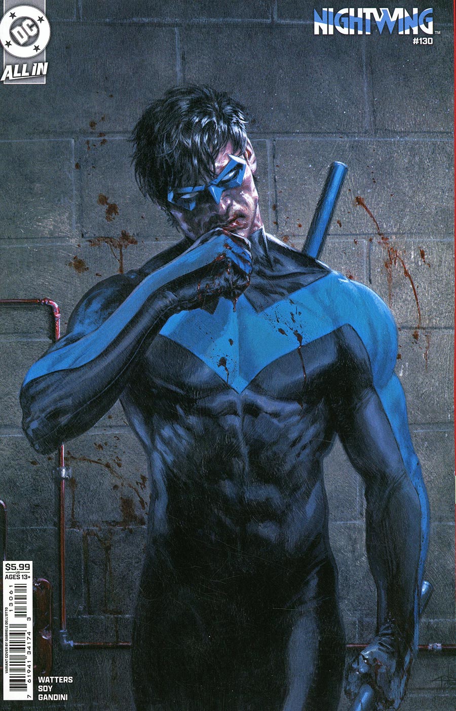 Nightwing #130 Cover E Gabriele Dell'Otto Gotham Variant