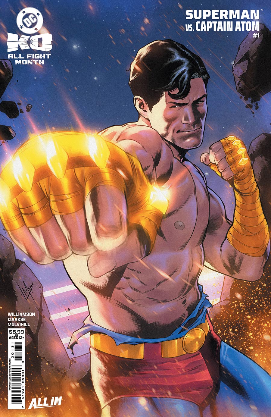 DC K.O.: Superman vs. Captain Atom #1 Cover C Lucas Meyer Variant