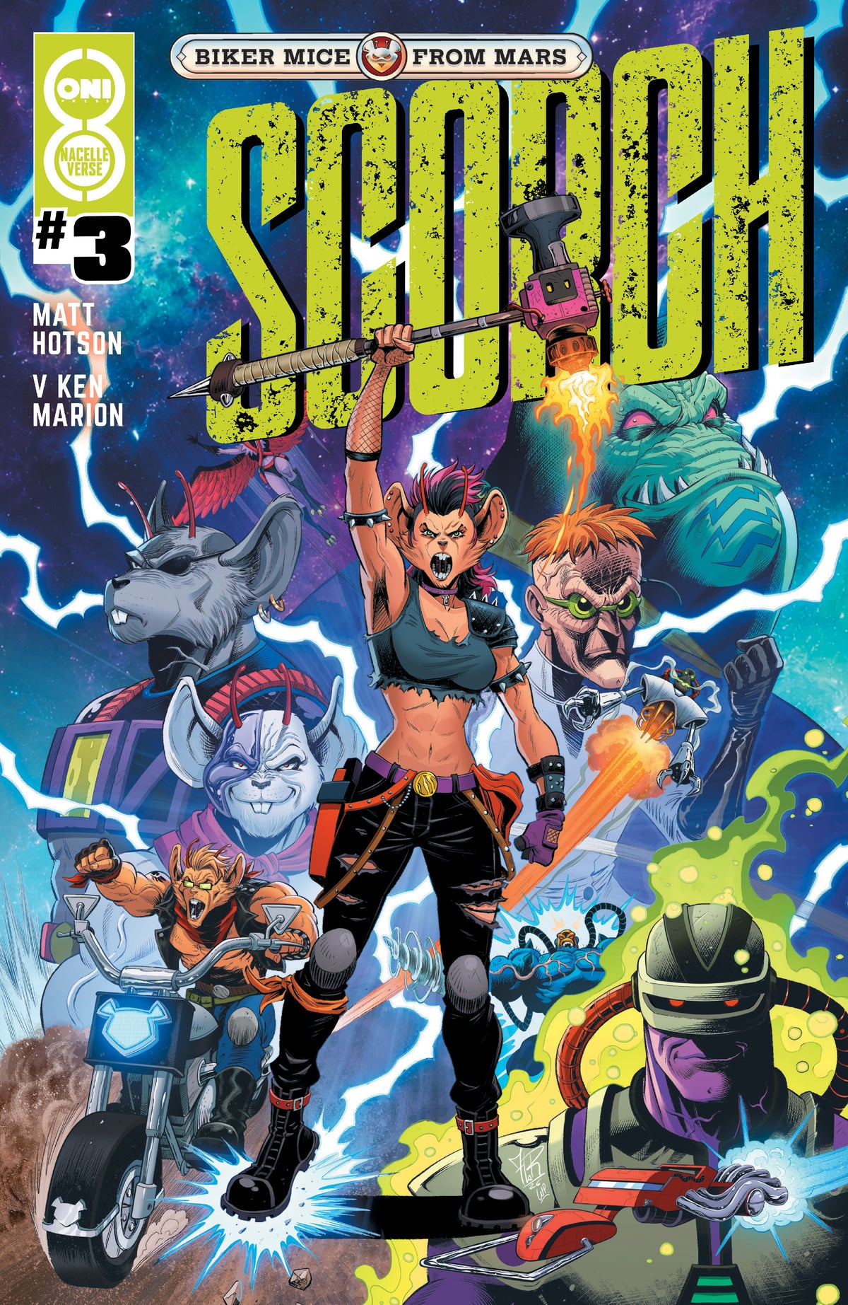 BIKER MICE FROM MARS SCORCH #3 - B Jordi Tarragona Var