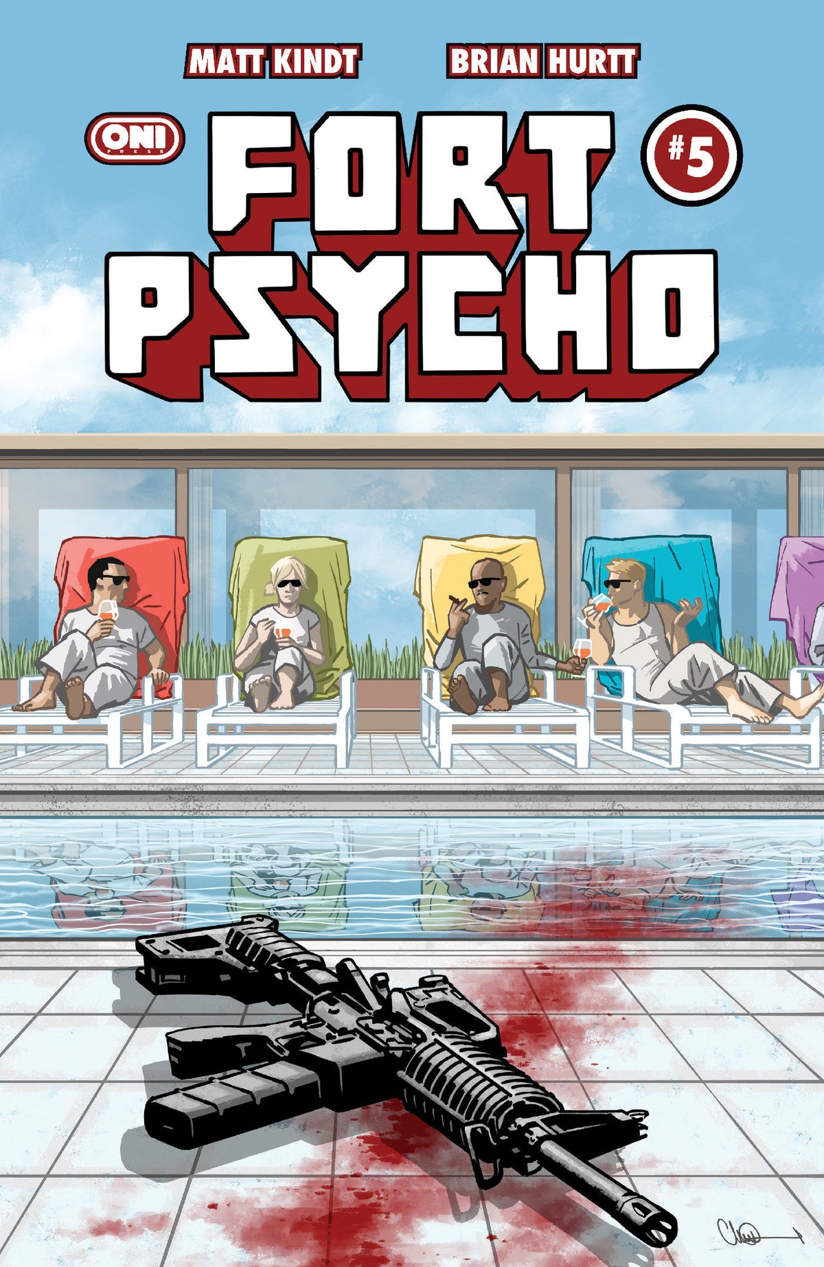 Fort Psycho #5 - C Charlie Adlard Var