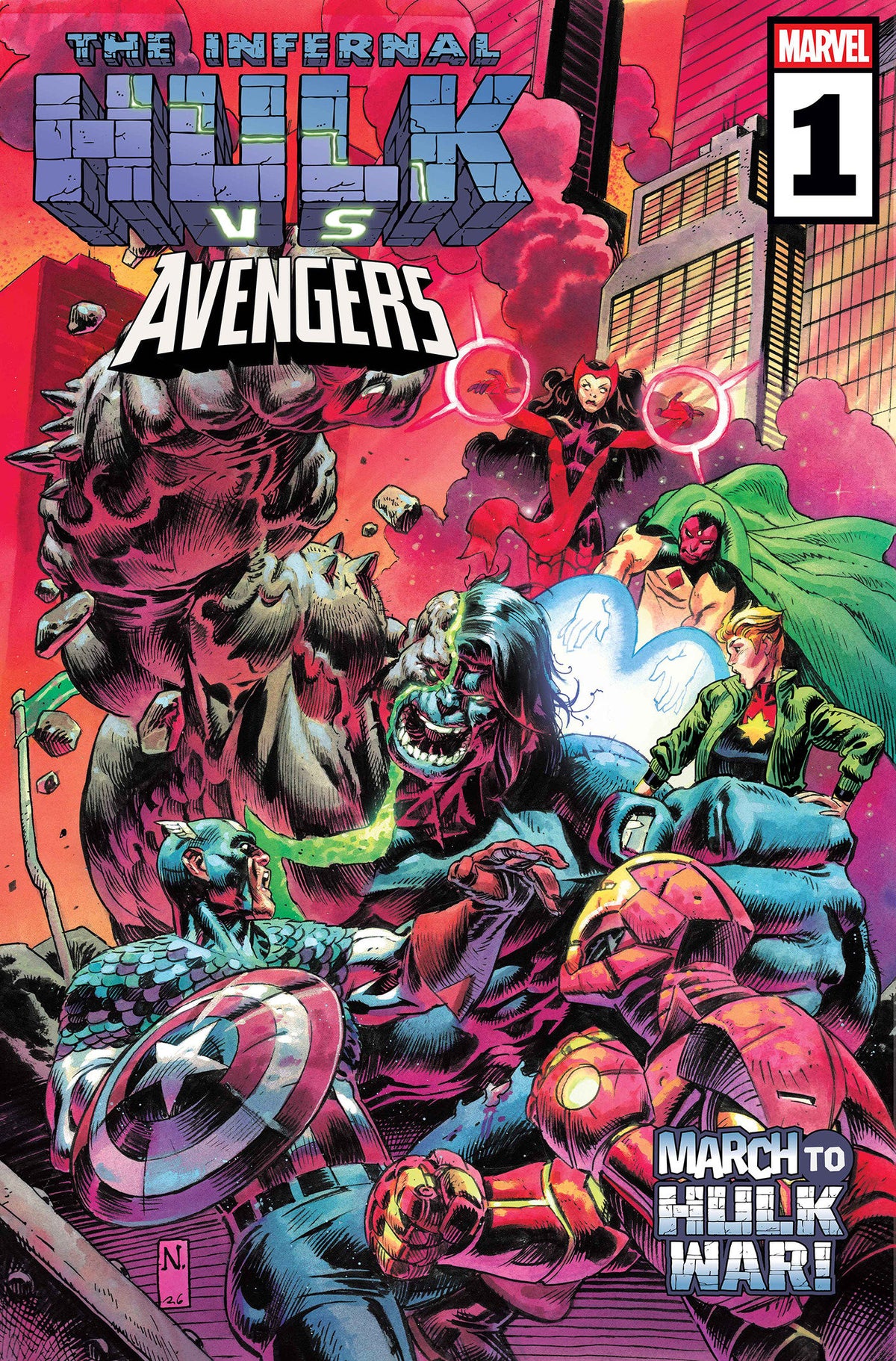 Infernal Hulk vs. Avengers #1 — Cover A