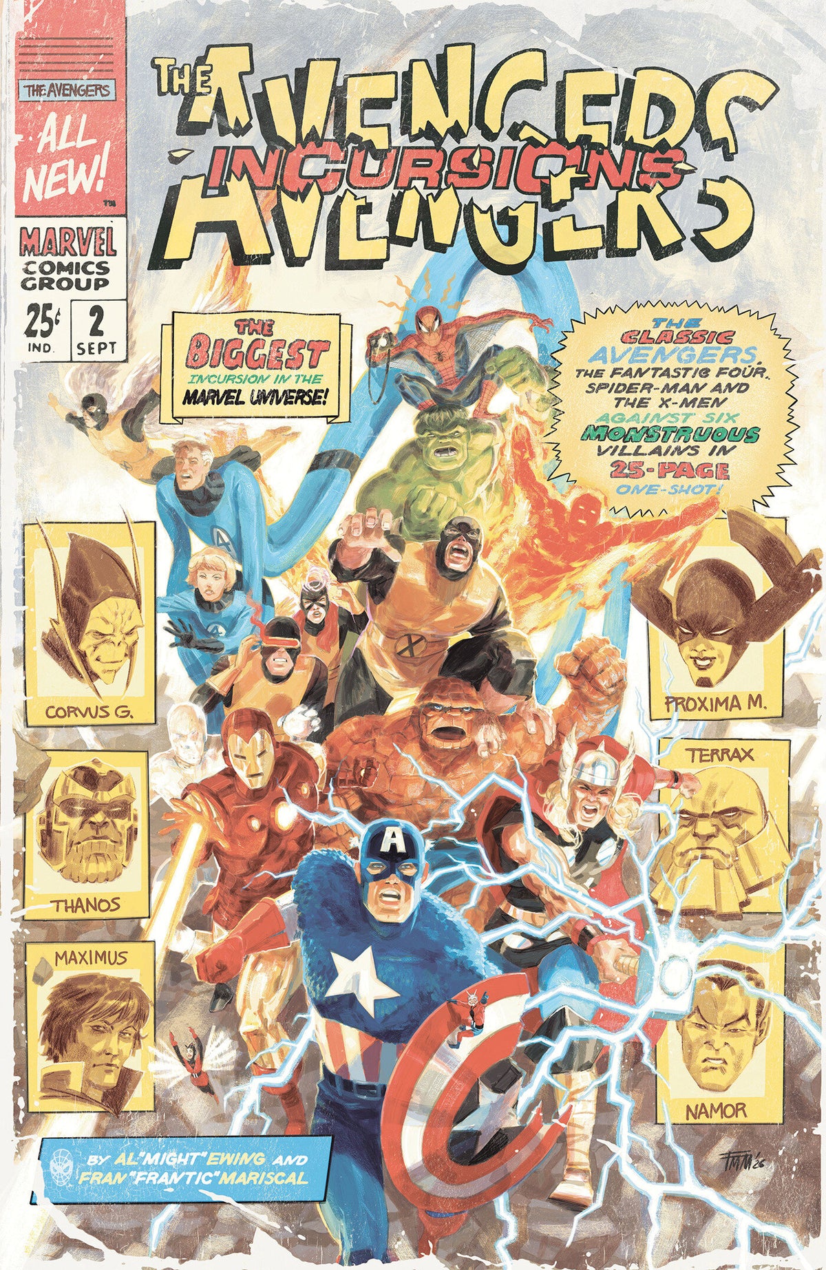 AVENGERS: INCURSIONS #1 - C Mariscal Mancilla Variant