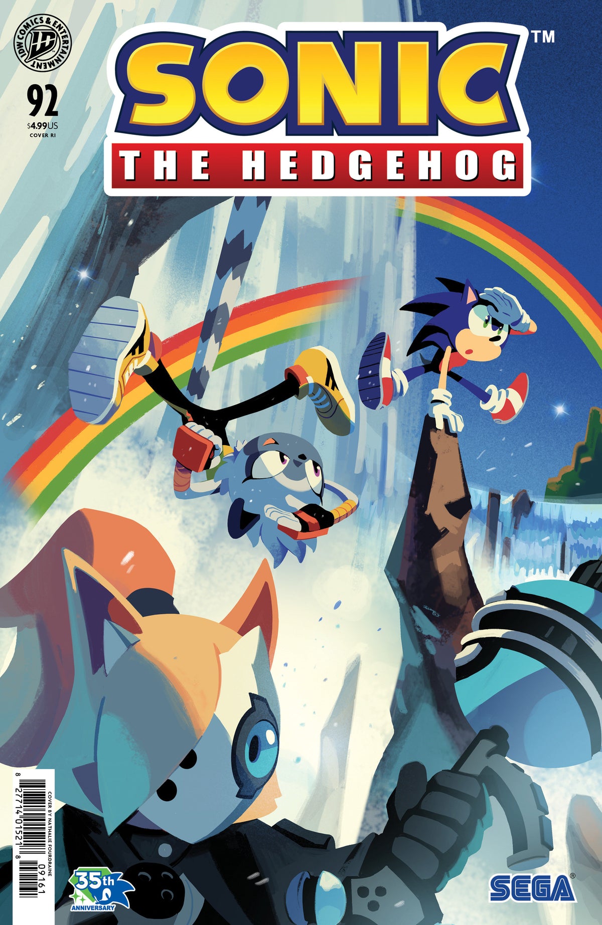 Sonic The Hedgehog #92 — Variant RI (15) (Fourdraine)