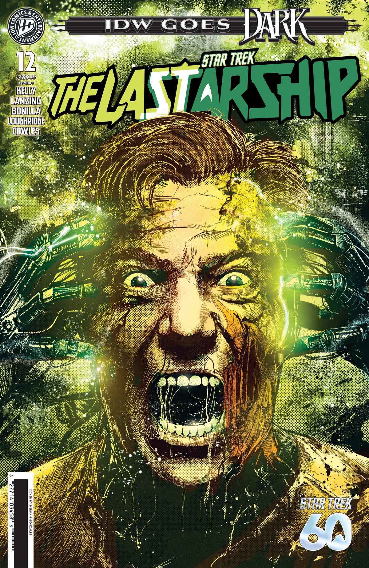 Star Trek: The Last Starship #12 - C (Gonzalez IDW Goes Dark Variant)