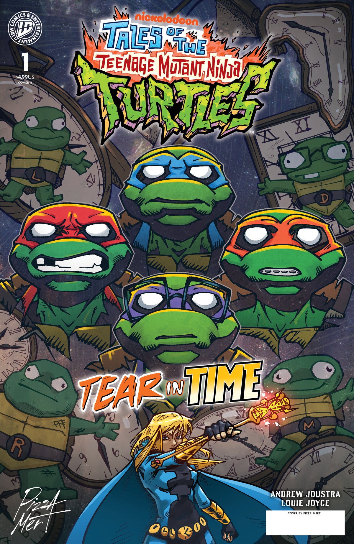 Tales of the Teenage Mutant Ninja Turtles: Tear in Time #1 - B (Pizza Mert)