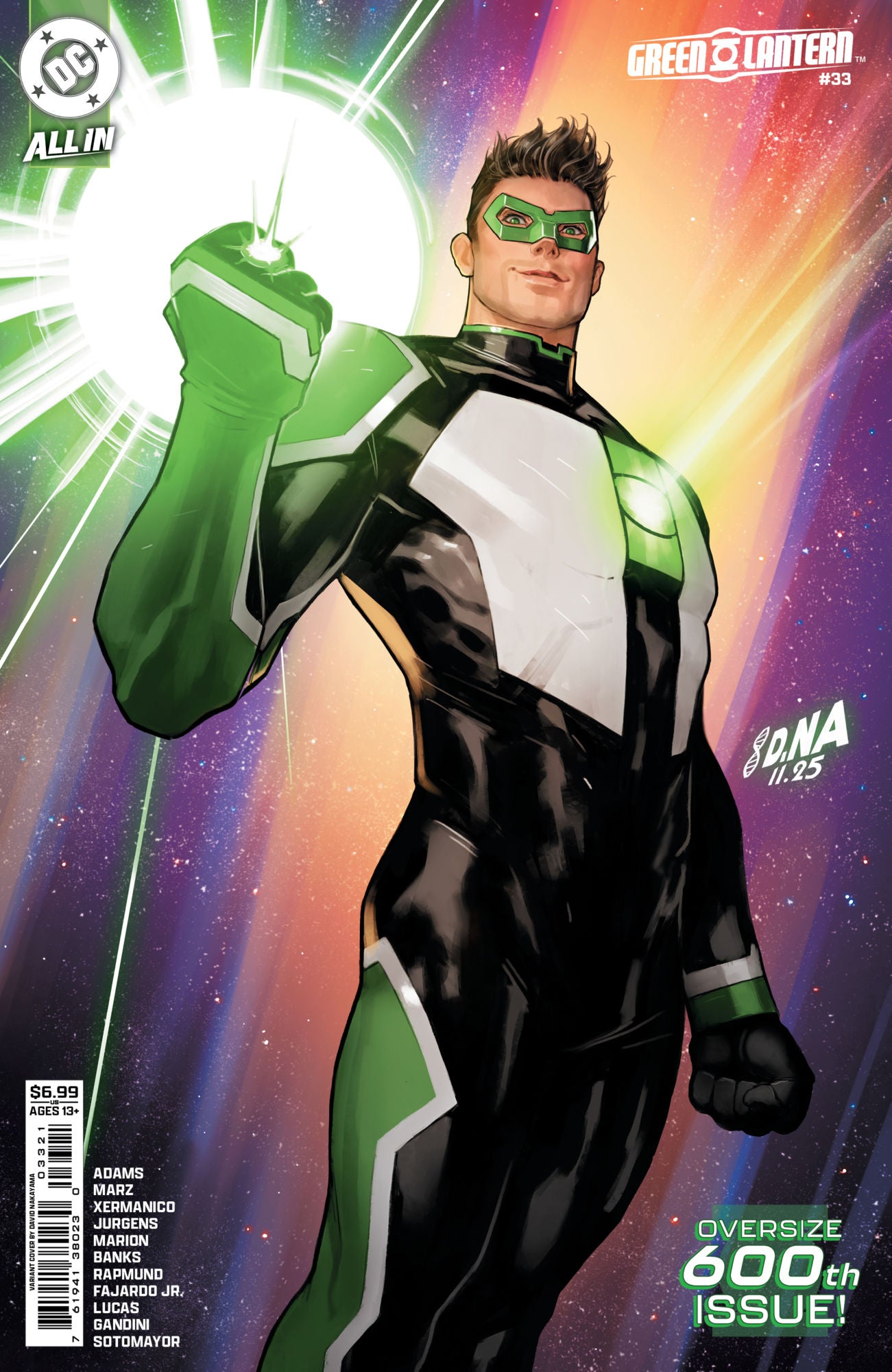 Green Lantern #33 CVR B David Nakayama Card Stock Var #600