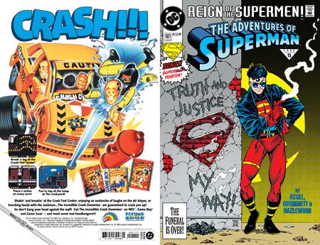 Adventures of Superman #501 Facsimile #1 - A Tom Grummett