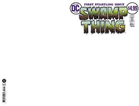 Swamp Thing #1 Facsimile Edition - D Blank Card Stock Var