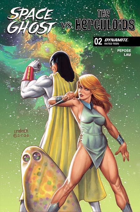 Space Ghost Vs. The Herculoids #2 - C Joseph Michael Linsner Var