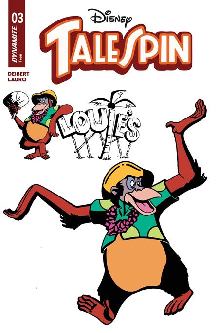 Talespin #3 - D Character Design Art Var