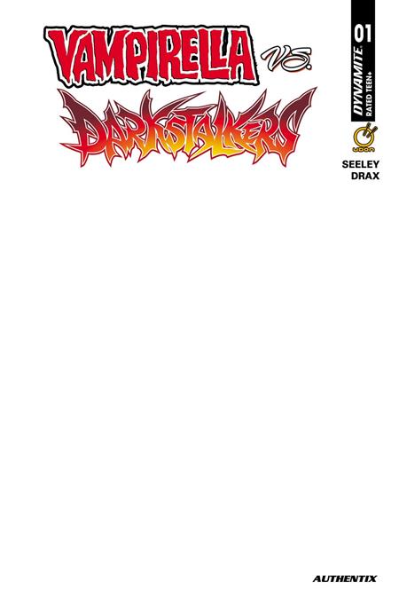 Vampirella Vs. Darkstalkers Special #1 - F Blank Authentix Var