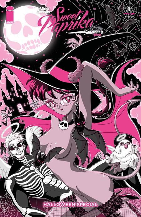 Mirka Andolfos Sweet Paprika Black White And Pink Halloween Special #1 - C Marco Albiero Var (Mr)