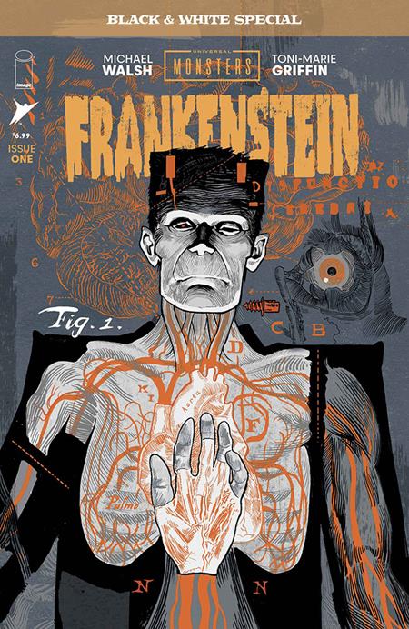 Universal Monsters Frankenstein B&W Special #1 - A Michael Walsh