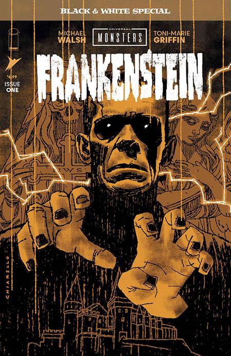 Universal Monsters Frankenstein B&W Special #1 - B Mark Chiarello Var