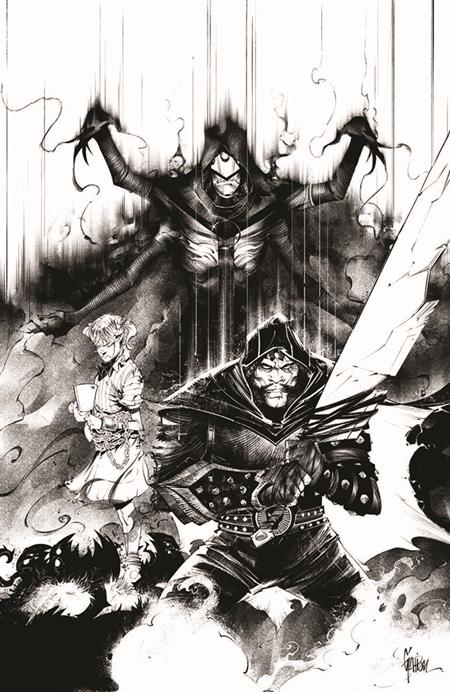 Spawn The Curse Of Sherlee Johnson #8 - C Jonathan Glapion B&W Virgin Var