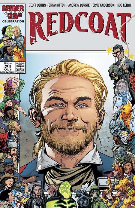 Redcoat #21 - B Bryan Hitch & Brad Anderson Geiger #25 Anniversary Var