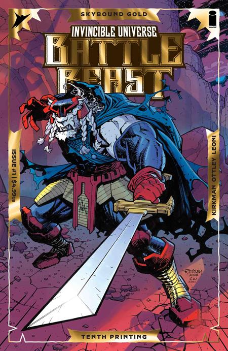 Invincible Universe Battle Beast #1 - A Ryan Ottley & Annalisa Leoni Emboss & Gold Foil