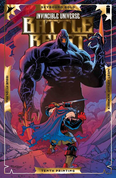 Invincible Universe Battle Beast #1 - B Ryan Ottley & Annalisa Leoni Emboss & Gold Foil Var