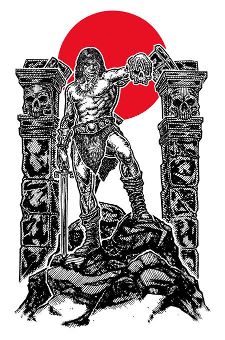 Conan The Barbarian Tides of the Tyrant King #2 - F Micah Ulrich Virgin Foil Var (Mr)
