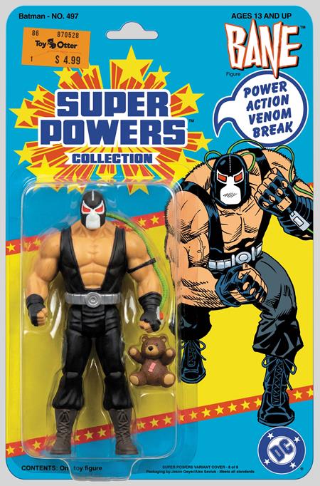 Batman #497 Facsimile Edition - D Jason Geyer & Alex Saviuk Bane Super Powers Card Stock