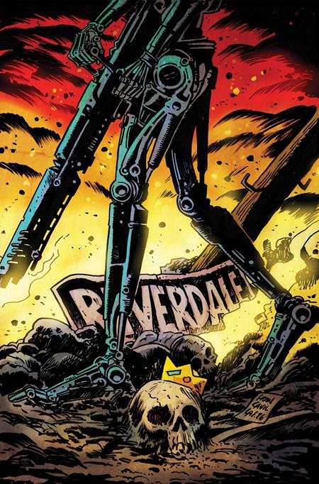 Archie Vs. The Terminator #2 - E Francesco Francavilla Metal Premium Var