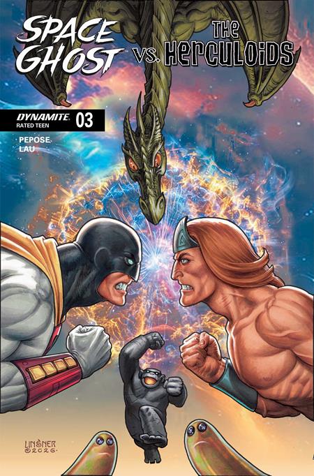 Space Ghost Vs. The Herculoids #3 - C Joseph Michael Linsner Var