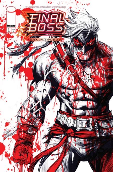 Final Boss Black, White, and Blood Reprint #1 - A Tyler Kirkham (Mr)