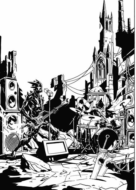 Fireborn #6 - F Emmanuel Gervasoni Cardstock Concert B&W Var