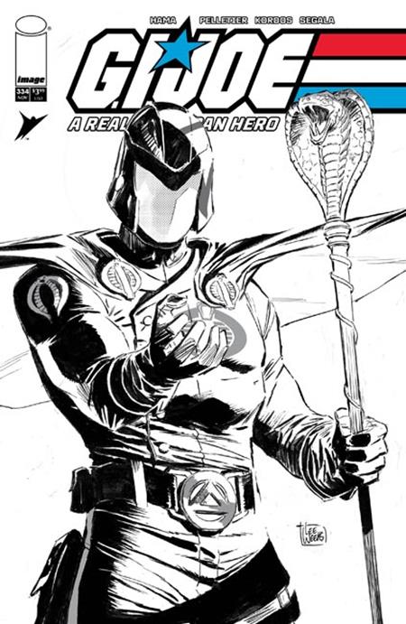G.I. Joe A Real American Hero #334 - B Lee Weeks B&W Var