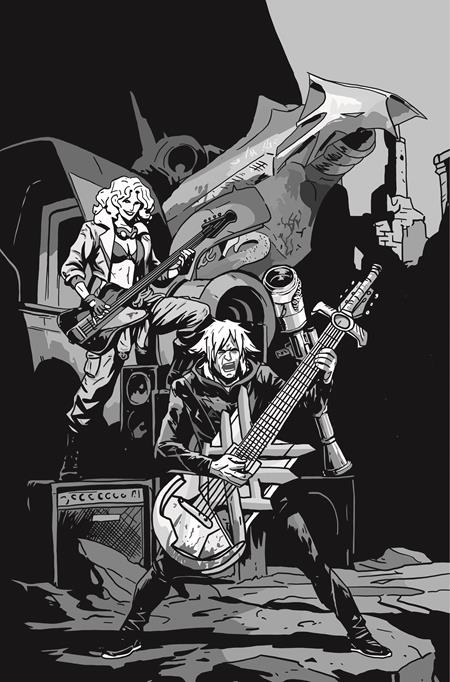 Lost Fantasy #14 - D Emmanuel Gervasoni Cardstock Concert B&W Var