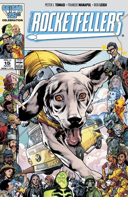 Rocketfellers #15 - B Bryan Hitch & Brad Anderson Geiger #25 Anniversary