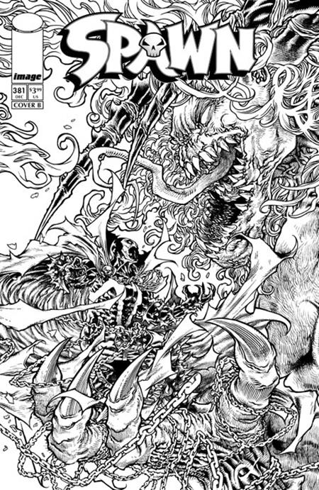 Spawn #381 - B Harvey Tolibao B&W