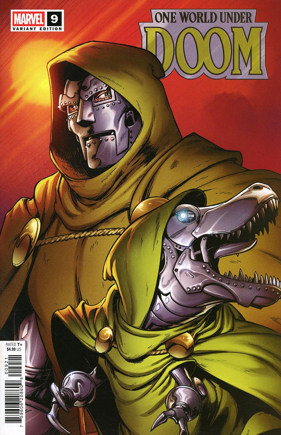 One World Under Doom #9 Mark Bagley Doomasaur Variant
