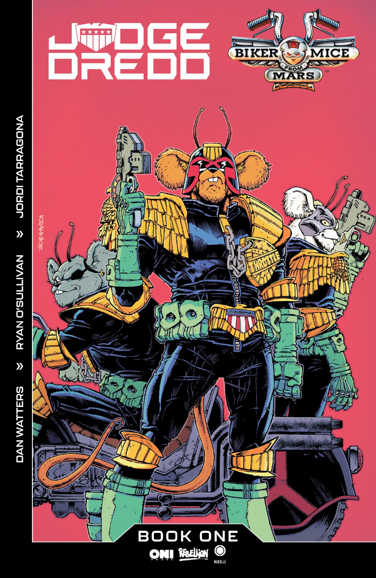 Judge Dredd/Biker Mice from Mars #1 - C Andrew Krahnke Var