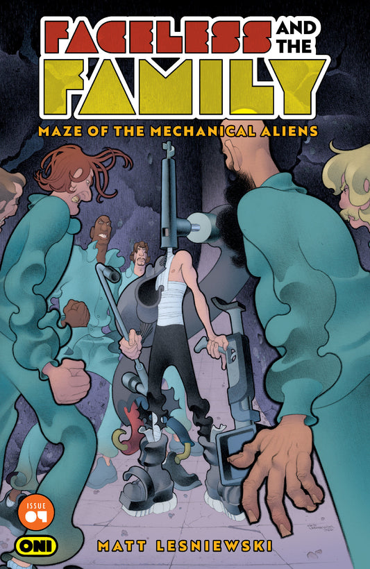 FACELESS AND THE FAMILY MAZE OF THE MECHANICAL ALIENS #4 - A Matt Lesniewski