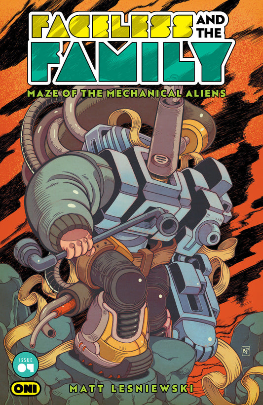 FACELESS AND THE FAMILY MAZE OF THE MECHANICAL ALIENS #4 - B Billy Fowler Var