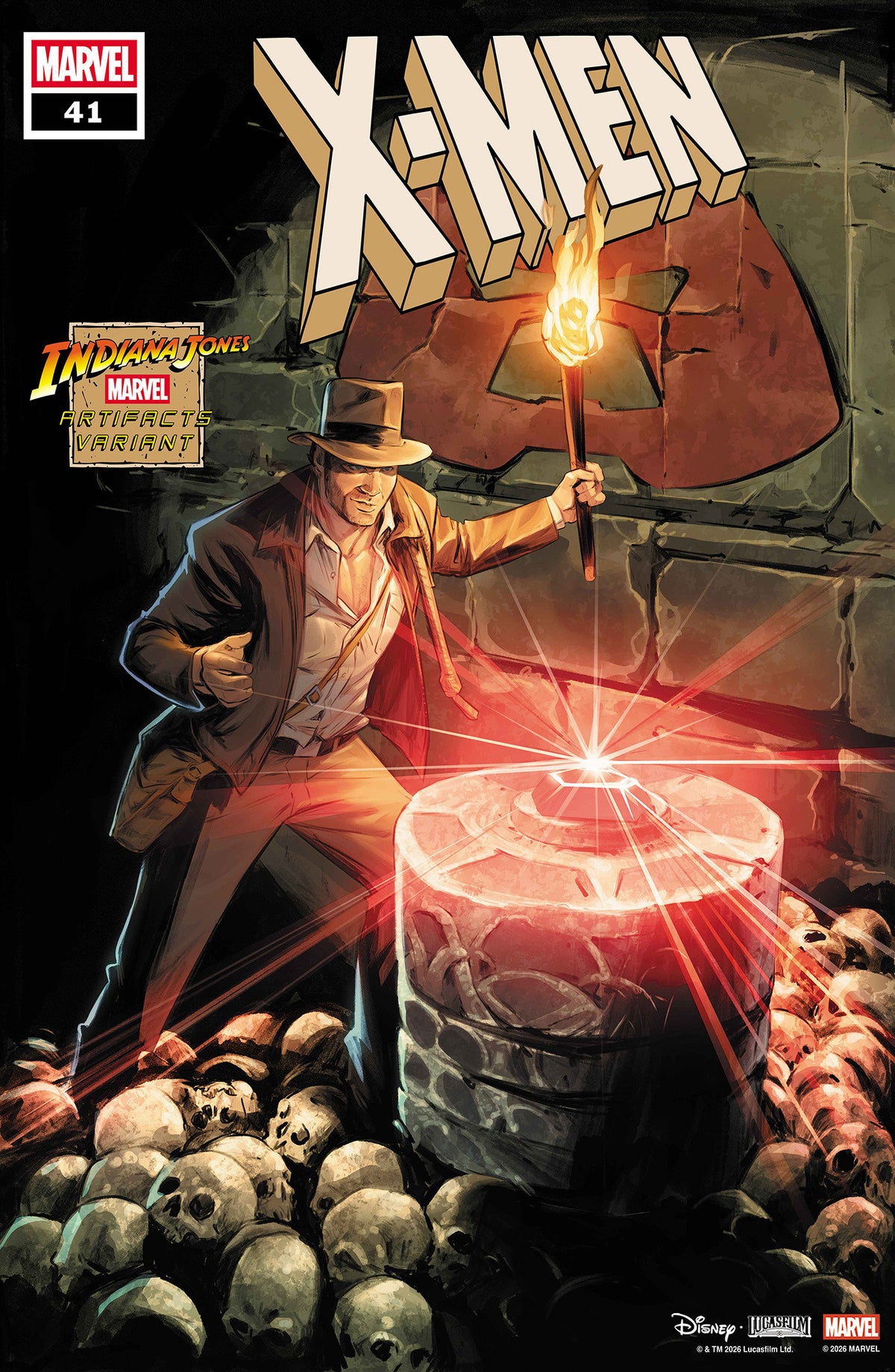 X-Men #41 — Carmen Carnero Indiana Jones Marvel Artifact Variant [Dnx]