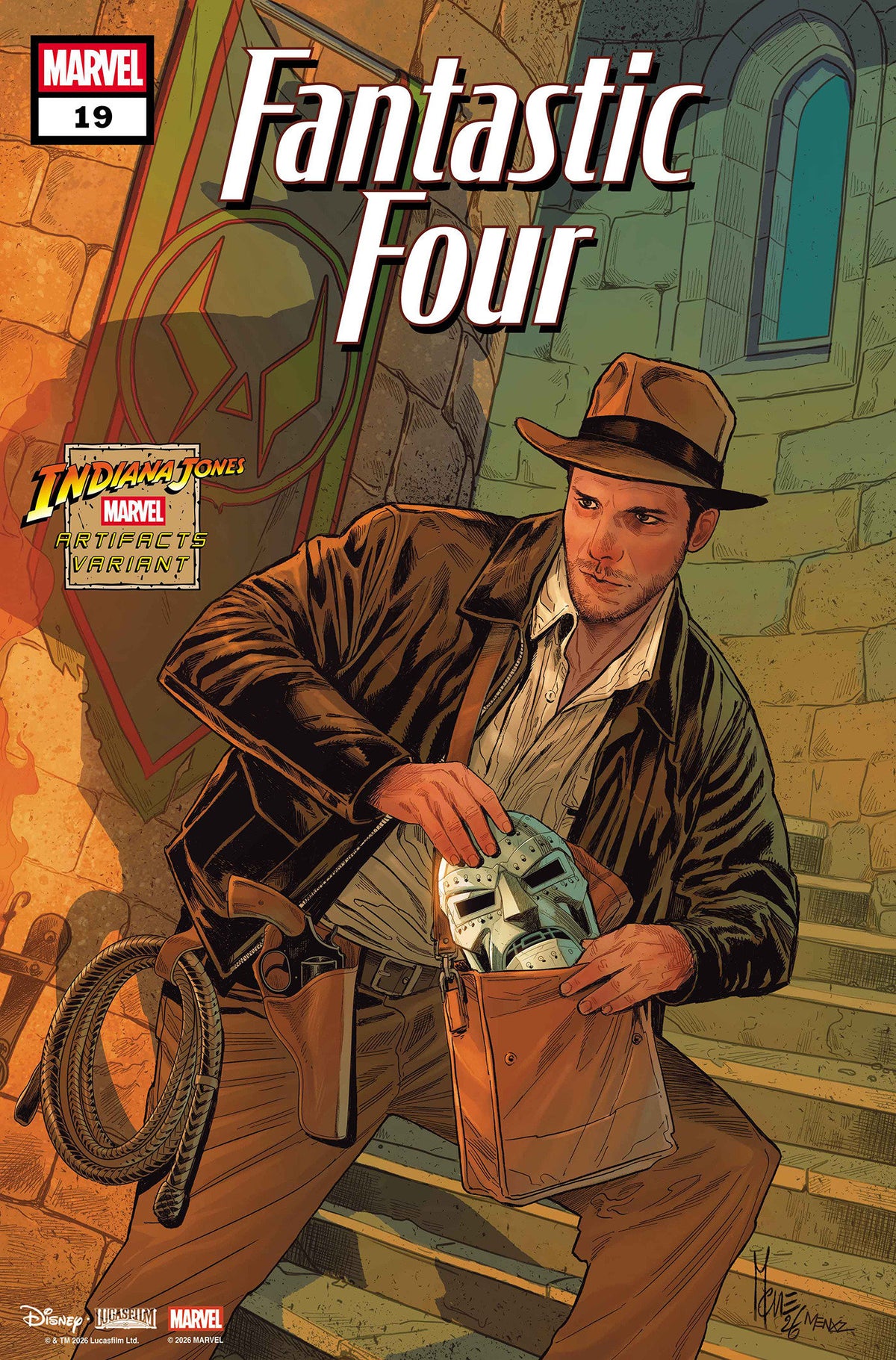 Fantastic Four #19 — Marco Checchetto Indiana Jones Marvel Artifact Variant