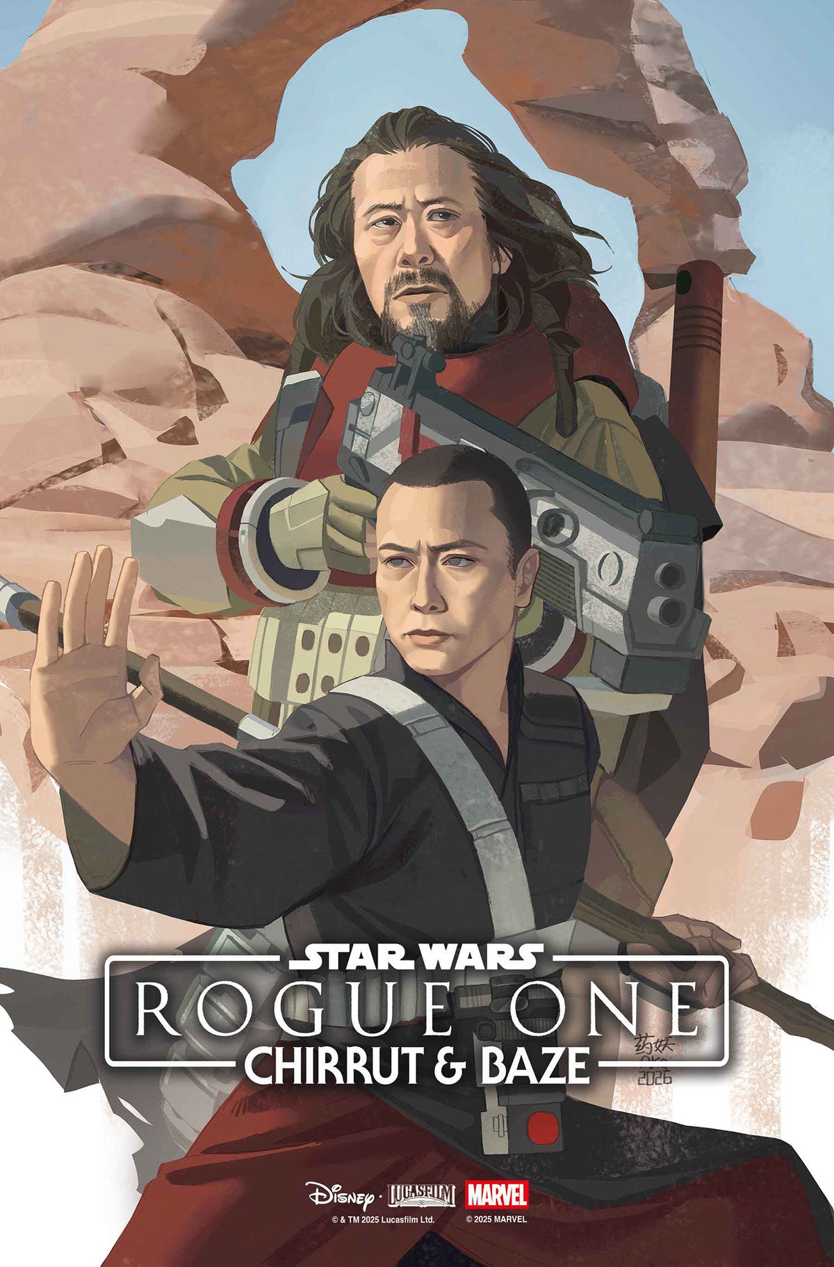 STAR WARS: ROGUE ONE - CHIRRUT & BAZE #1 - Aka Variant