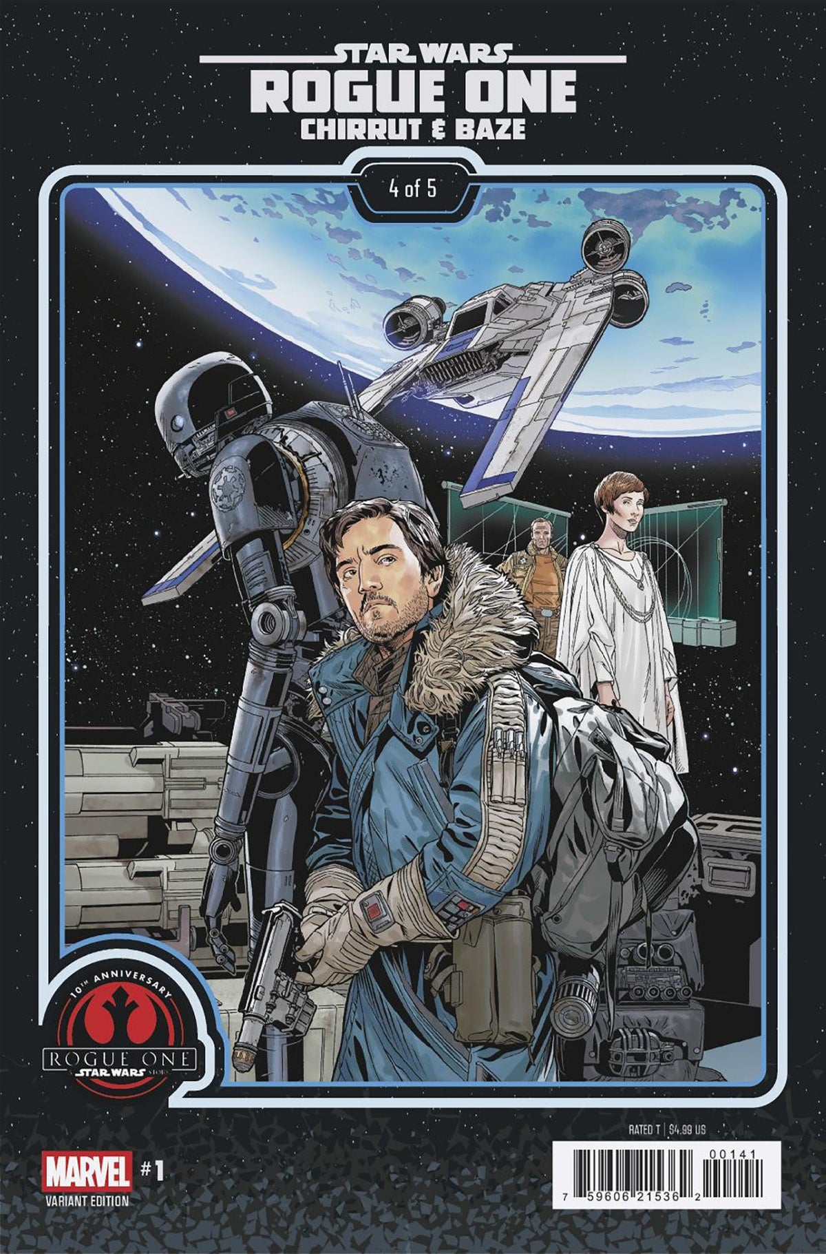 STAR WARS: ROGUE ONE - CHIRRUT & BAZE #1 - Chris Sprouse Rogue One 10Th Anniversary Variant