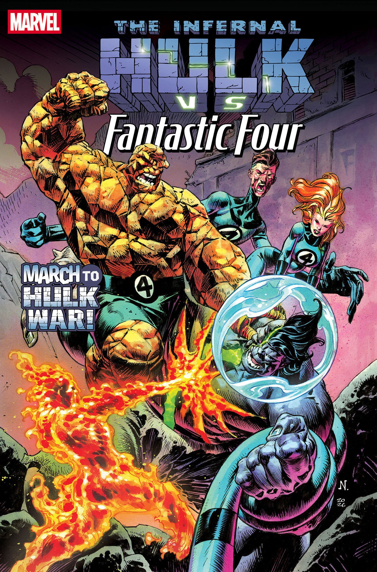 INFERNAL HULK VS. FANTASTIC FOUR #1 - A
