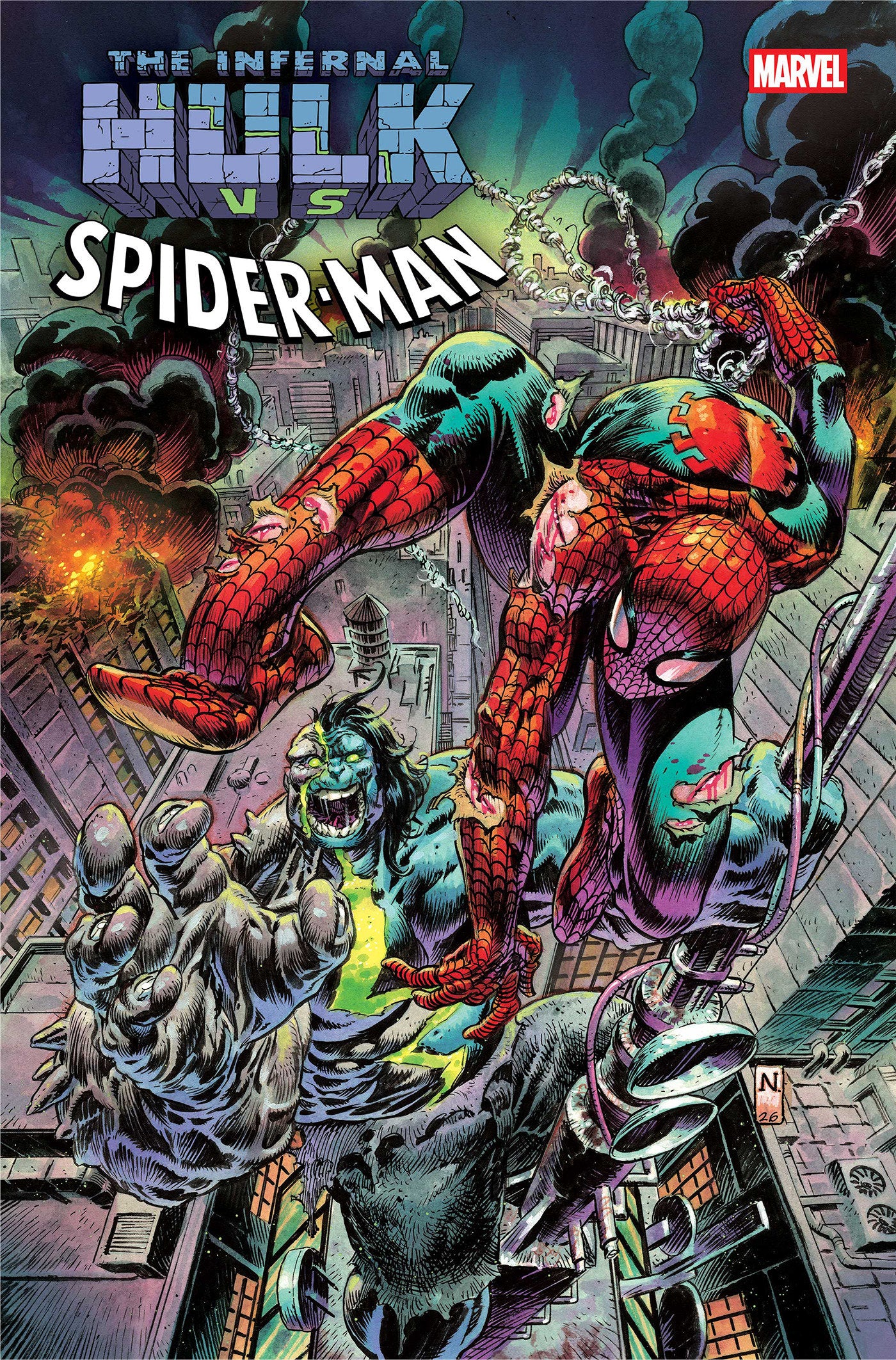 Infernal Hulk vs. Spider-Man #1 — Cover A