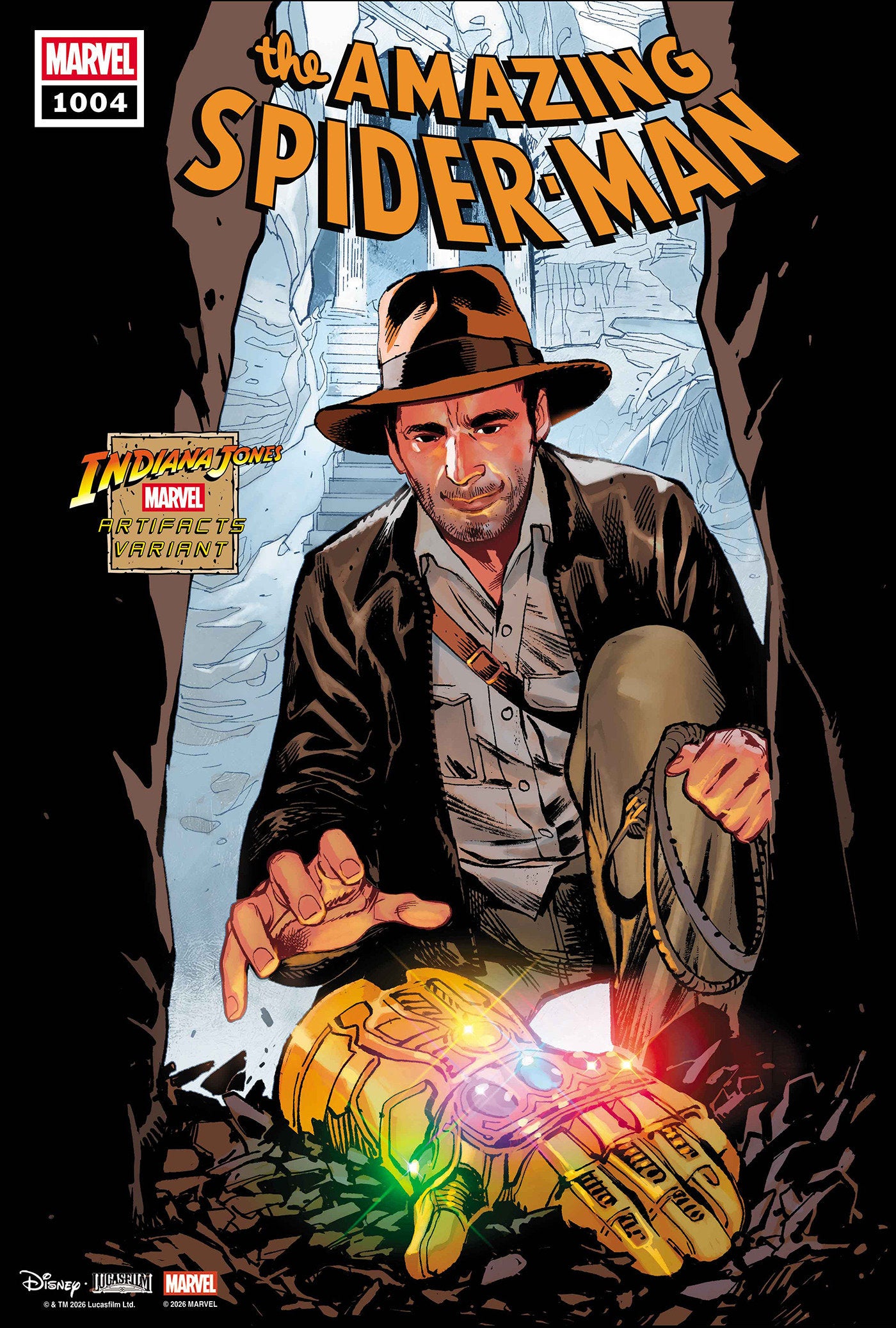The Amazing Spider-Man #1004 — Sara Pichelli Indiana Jones Marvel Artifact Variant