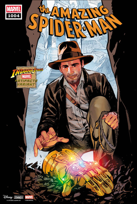 The Amazing Spider-Man #1004 — Sara Pichelli Indiana Jones Marvel Artifact Variant