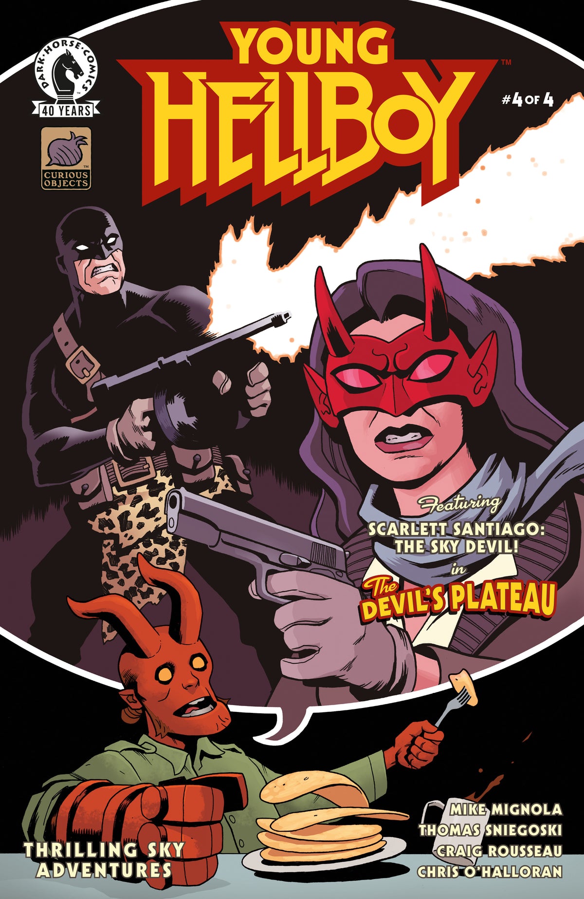 Young Hellboy: Thrilling Sky Adventures #4 (CVR A) (Craig Rousseau) - B) (Ben Stenbeck)