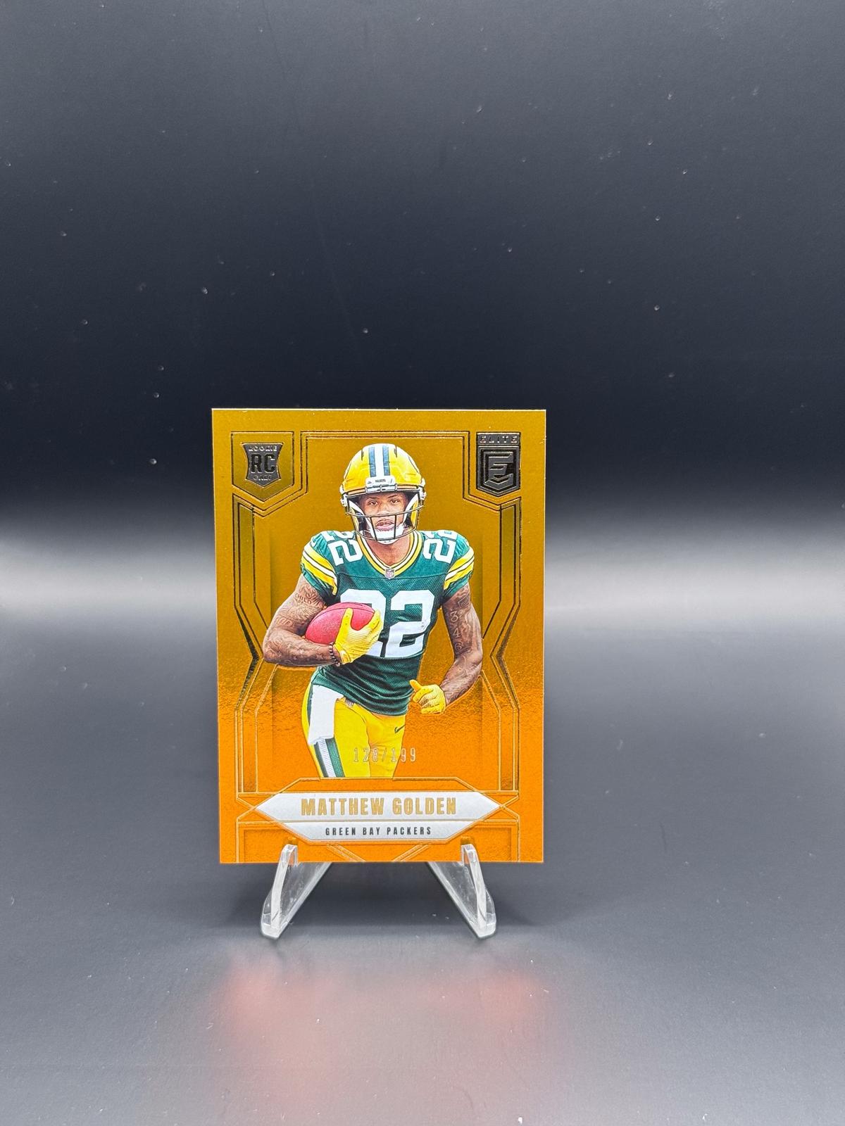 2025 Donruss Elite #144 Matthew Golden Orange #/199