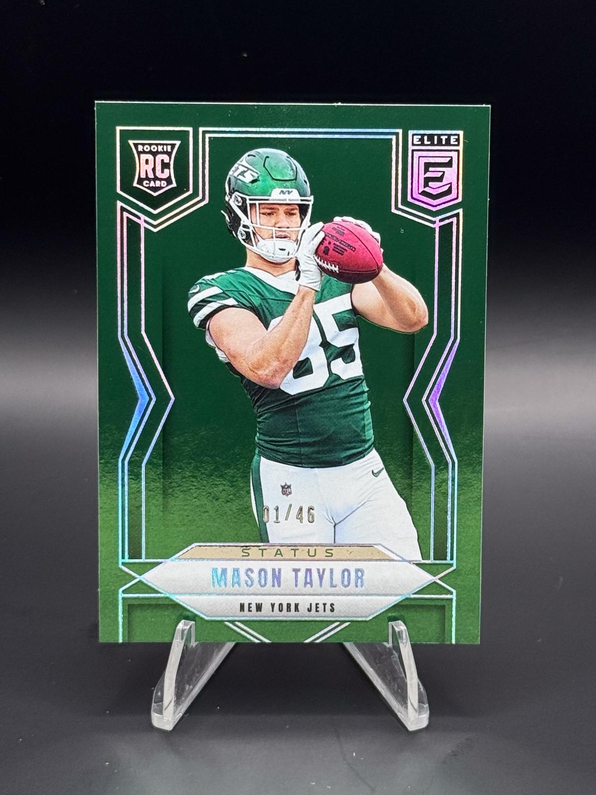 2025 Donruss Elite #124 Mason Taylor Status #/46